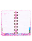 Medium 12 Month Agenda, Unforgettable Pink
