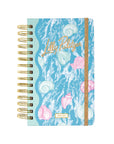 Lilly Pulitzer planner with shell design on a white background