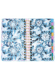 Planner with celestial design on a white background