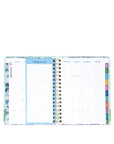 Planner with monthly view and to-do list on a white background