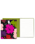 Concealed Spiral Notebook, Painterly Blooms