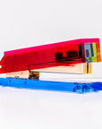 Colorful stapler on a white background