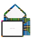 Thank You Notecard Set, Grand Plaid Duo
