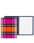 Small Spiral Notebook, Grand Plaid Duo