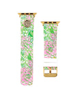 Silicone Apple Watch Band, Lime Feeling Good