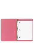 Small Spiral Notebook, Leaf Me Not Paisley