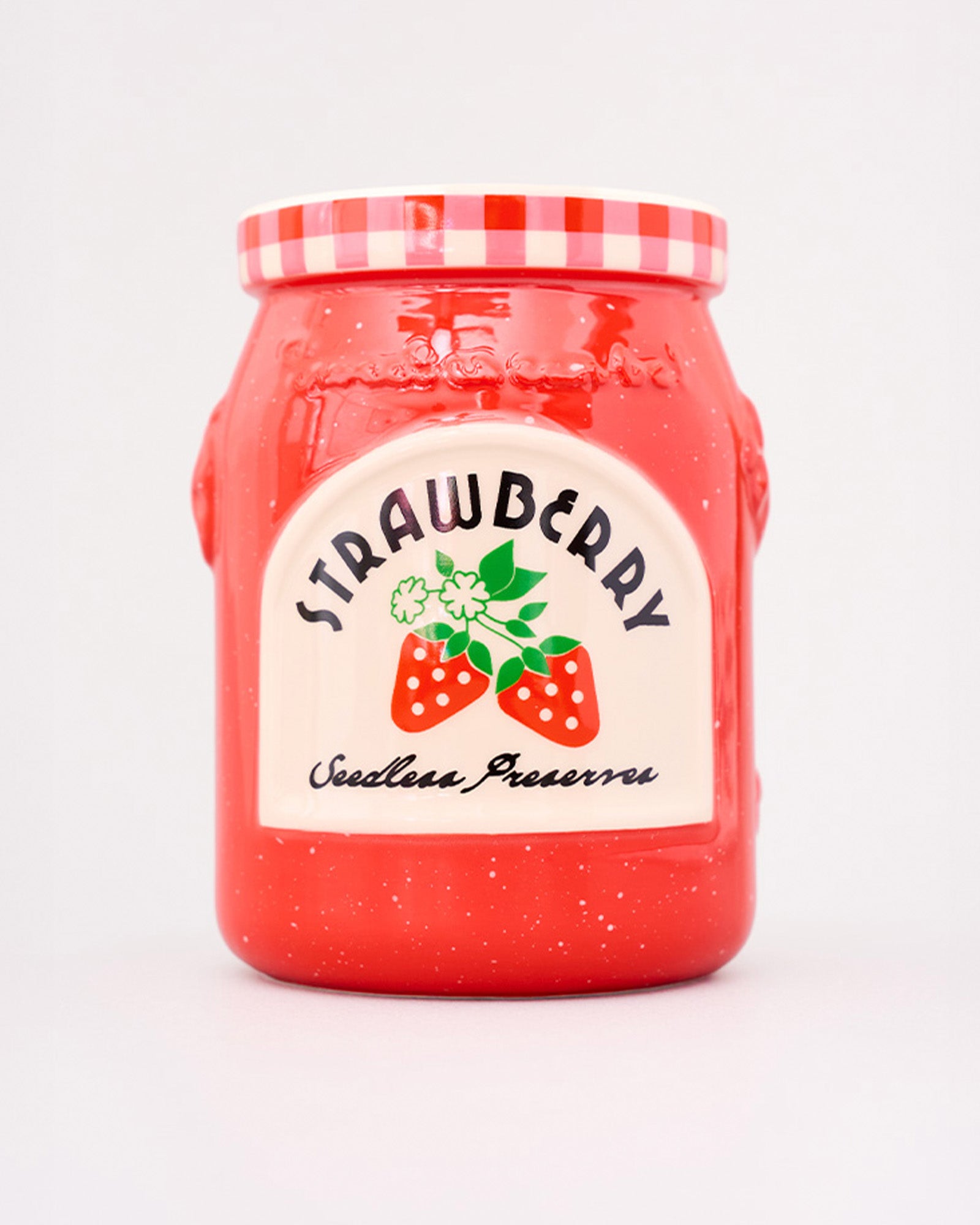 strawberry jam petite ceramic vase