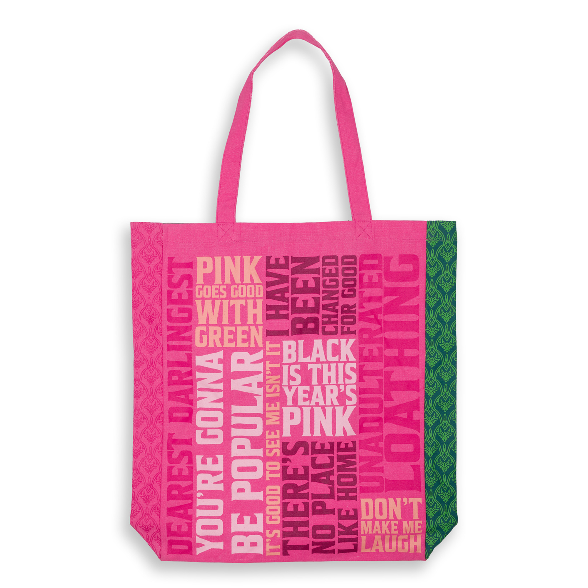 Canvas Tote, Wicked Word Cloud