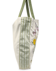 Embroidered Canvas Tote Bag, Wildflowers