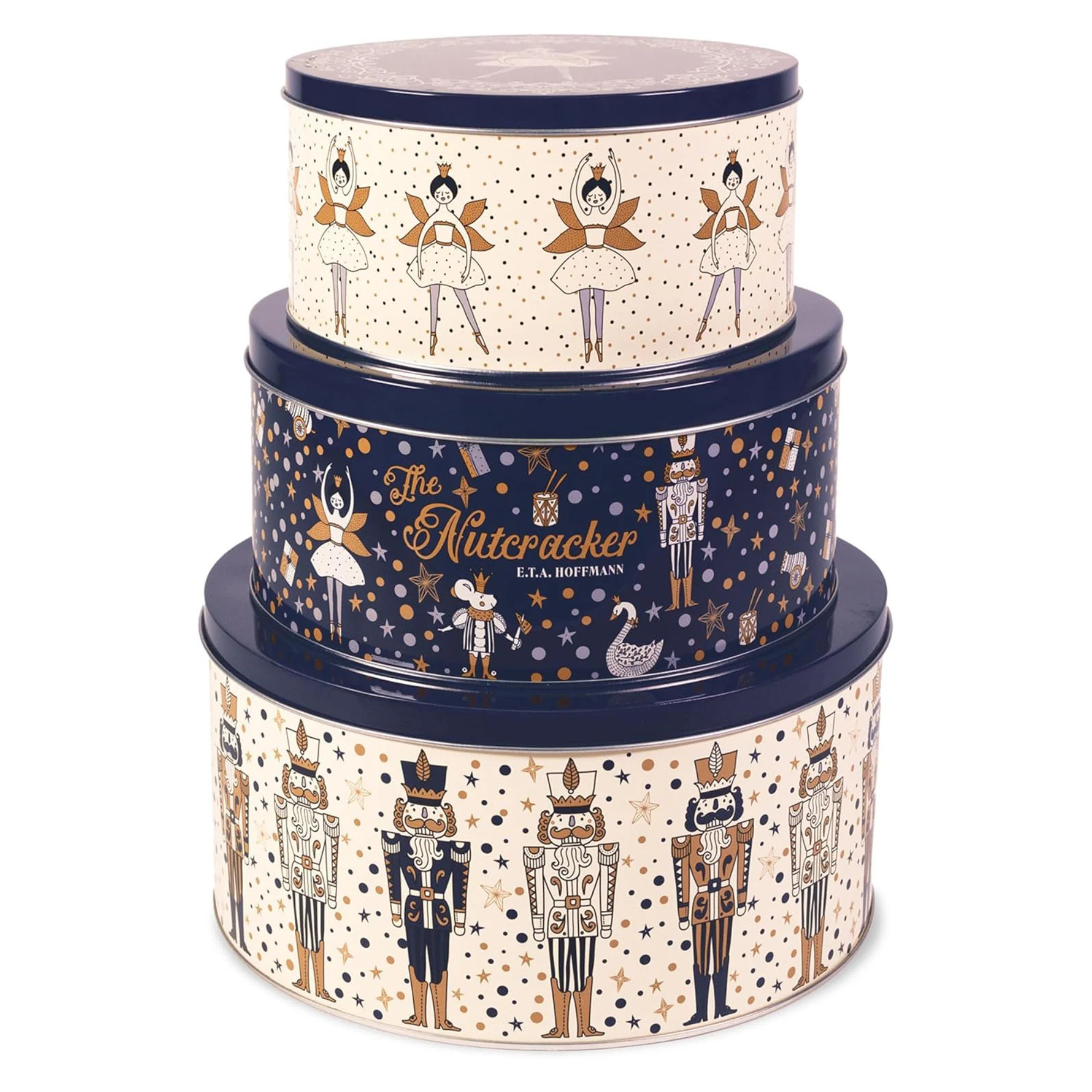 Cookie Tins (Set of 3), The Nutcracker