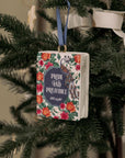 Book Shaped Ceramic Ornament, Pride and Prejudice