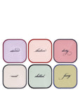 Acrylic Coaster Set, Assorted