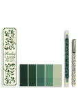 Includes: bookmark, green tab notes, highlighter and pen