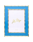 Large Picture Frame, Bamboo Enamel (Blue Stream)