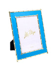 Large Picture Frame, Bamboo Enamel (Blue Stream)