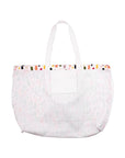 Large Canvas Book Tote, Painterly Strokes