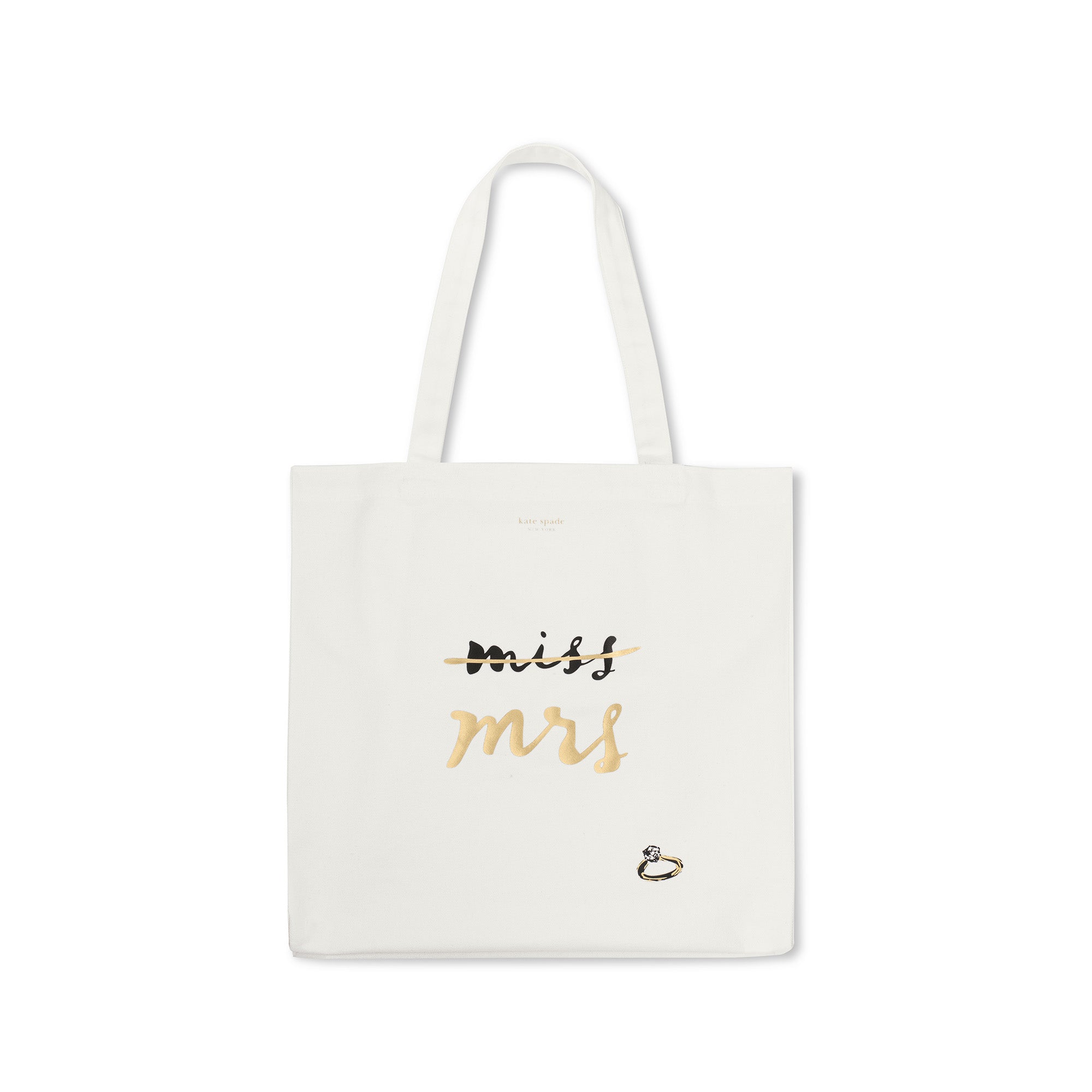 Canvas Book Tote, Miss to Mrs.
