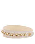 Chain Embellished Headband, Resort White