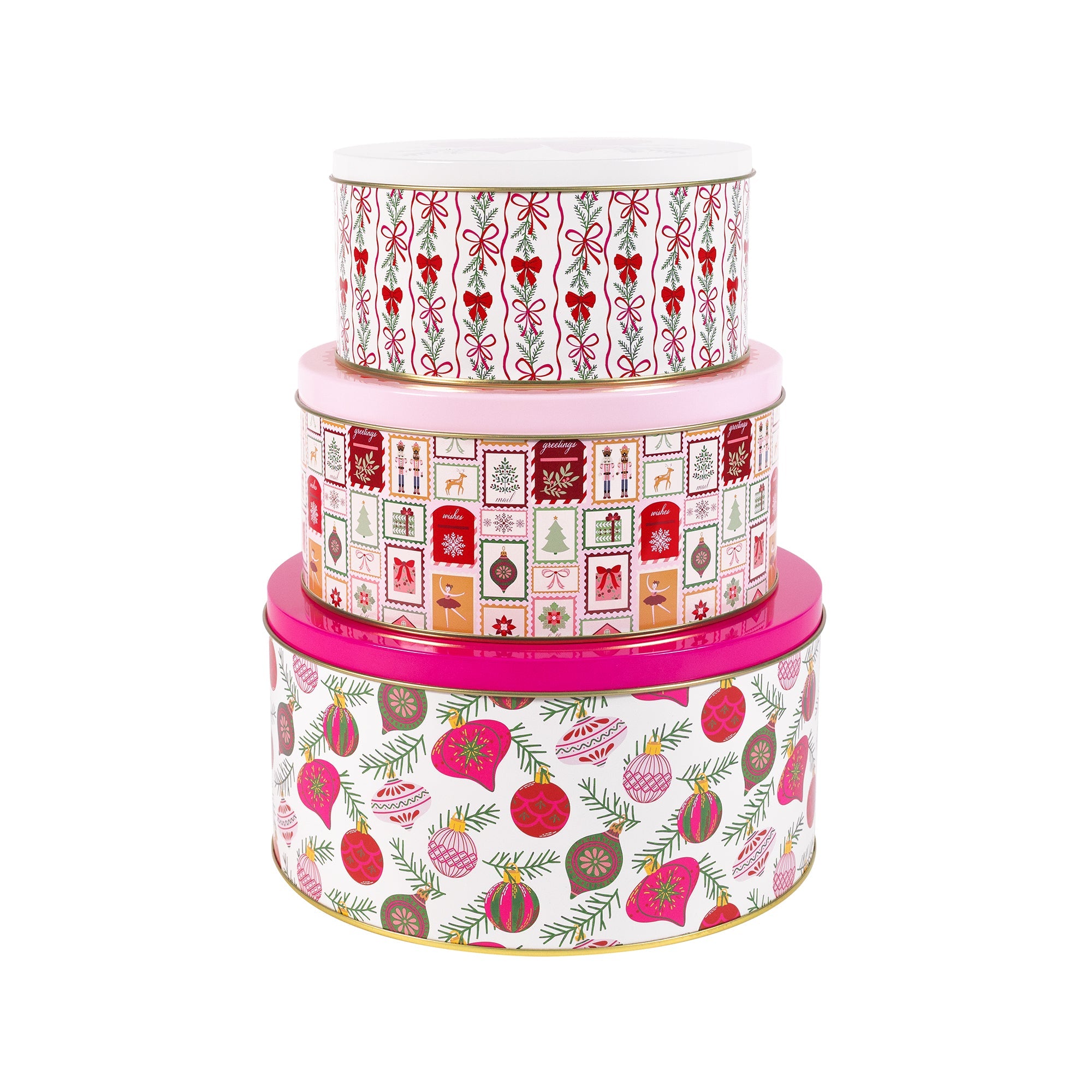 Cookie Tin Set Assorted