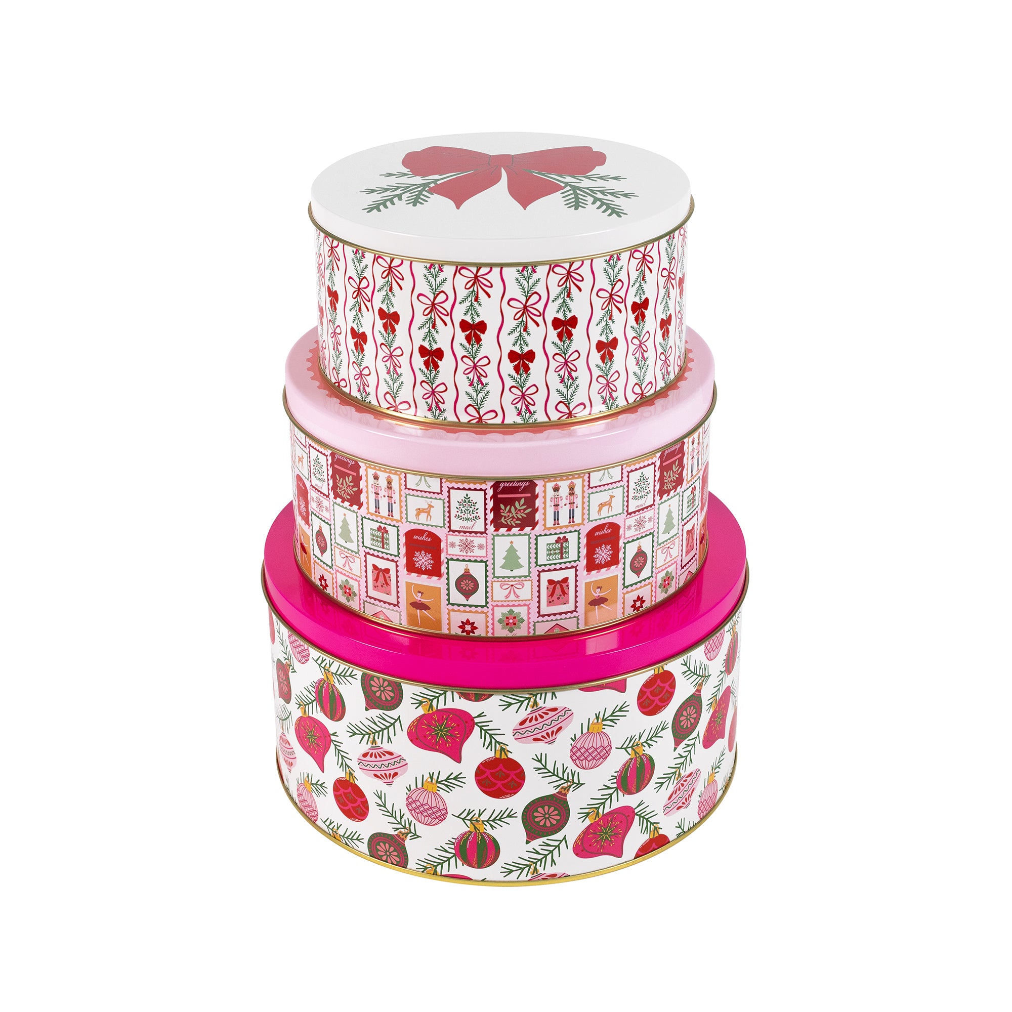 Cookie Tin Set Assorted