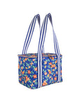 Cooler Bag, Floral Deep Ultramarine