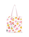 Grocery Tote, Spring Pansies