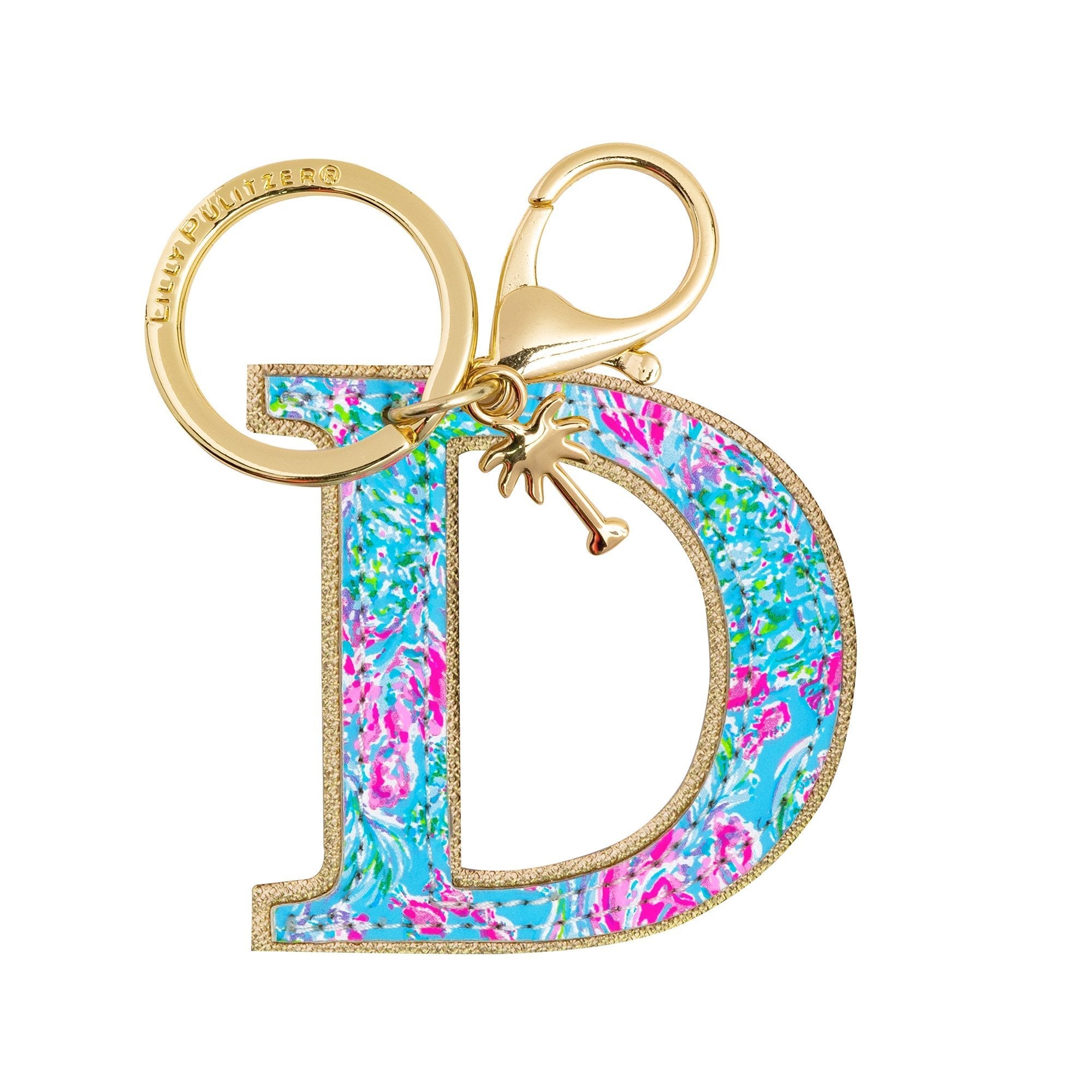 Initial Keychain, D