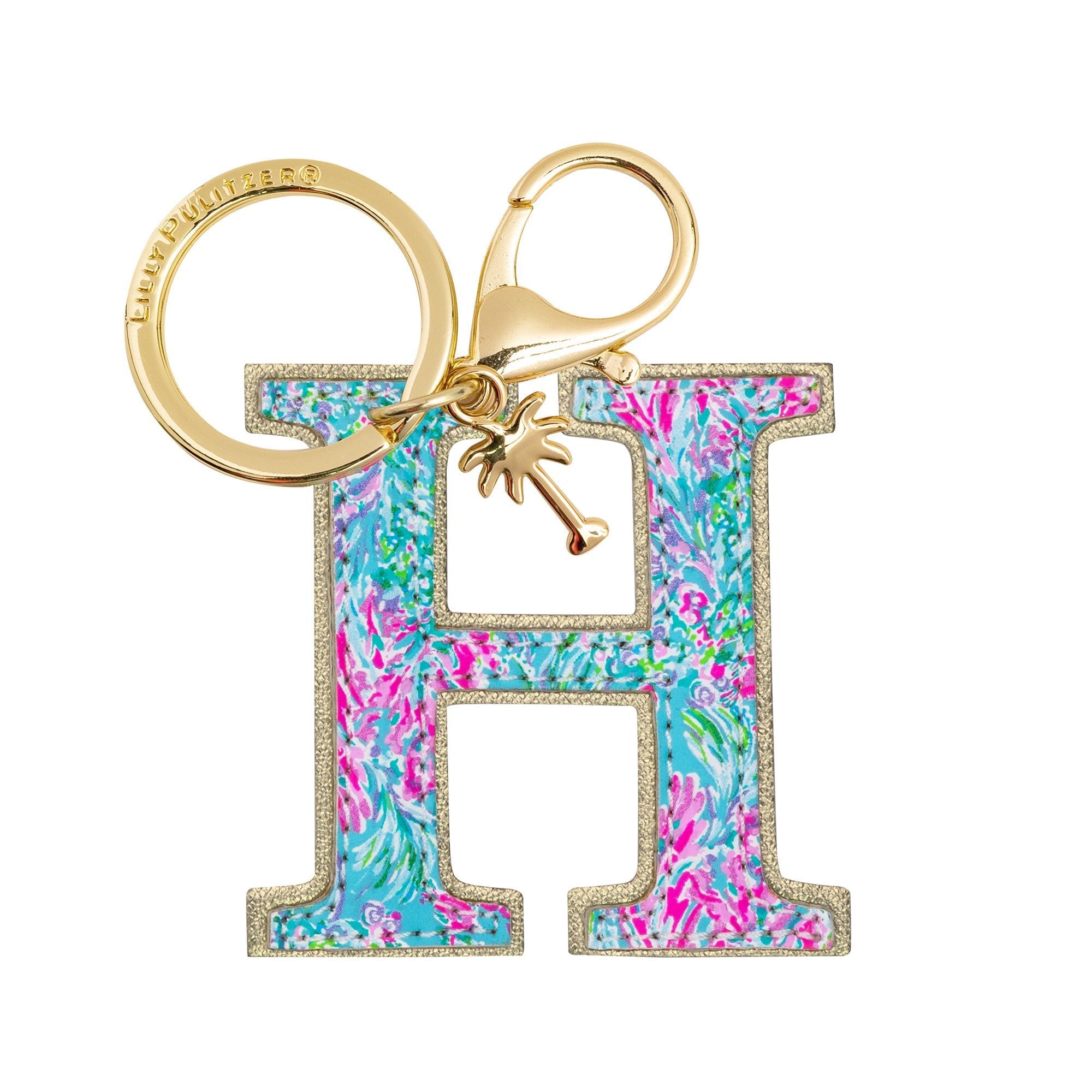 Initial Keychain, H