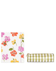 Journal and Pen Case Set, Spring Pansies