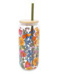 Glass Coffee Mug, Meadow Bouquet