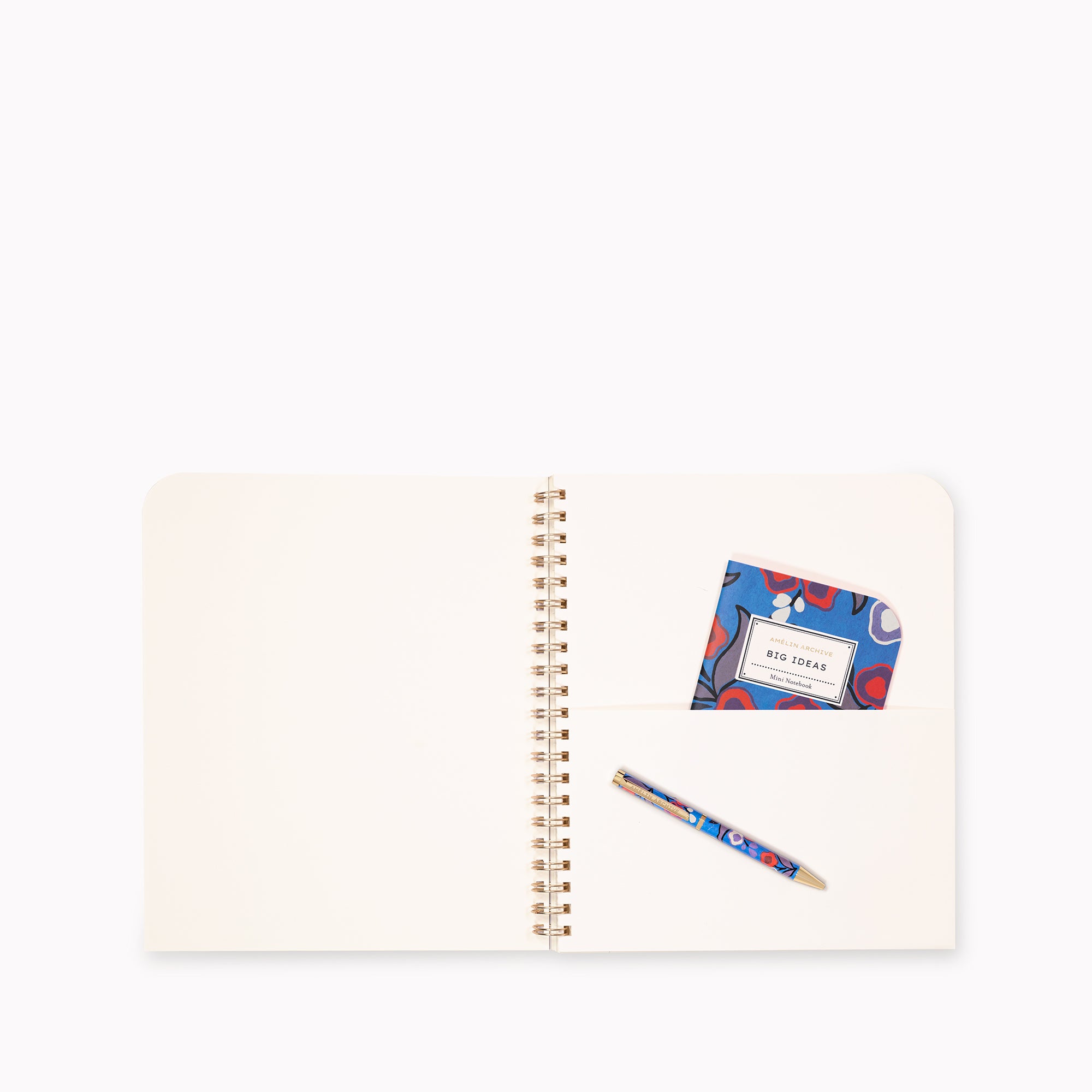 Large Spiral Notebook Composition