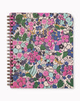 Large Spiral Notebook, Florale