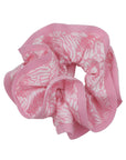 Layered Ruffle Scrunchie, Conch Shell Pink Zee Bebe