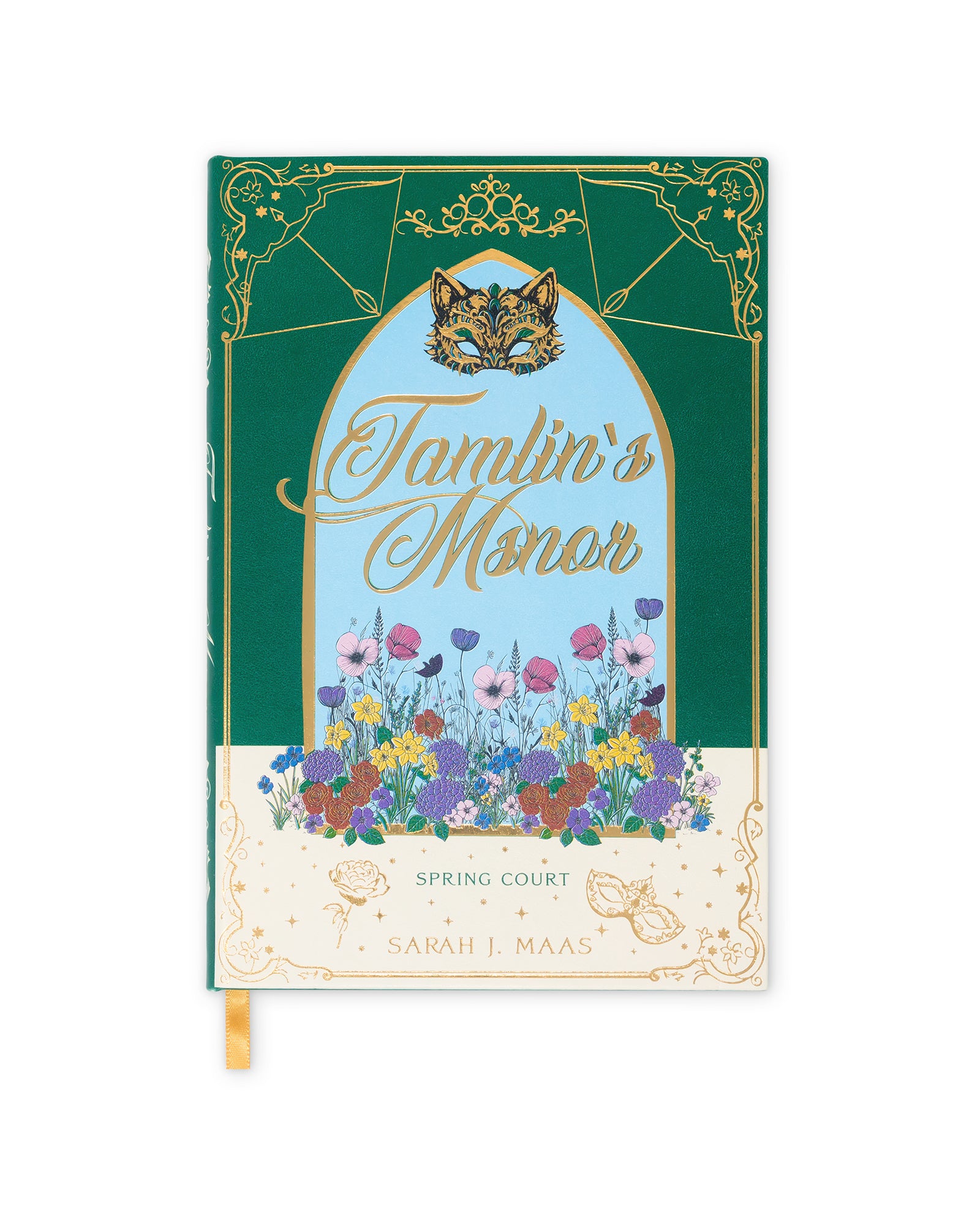 notebook of 'Tamlin's Manor' with decorative elements on a white background