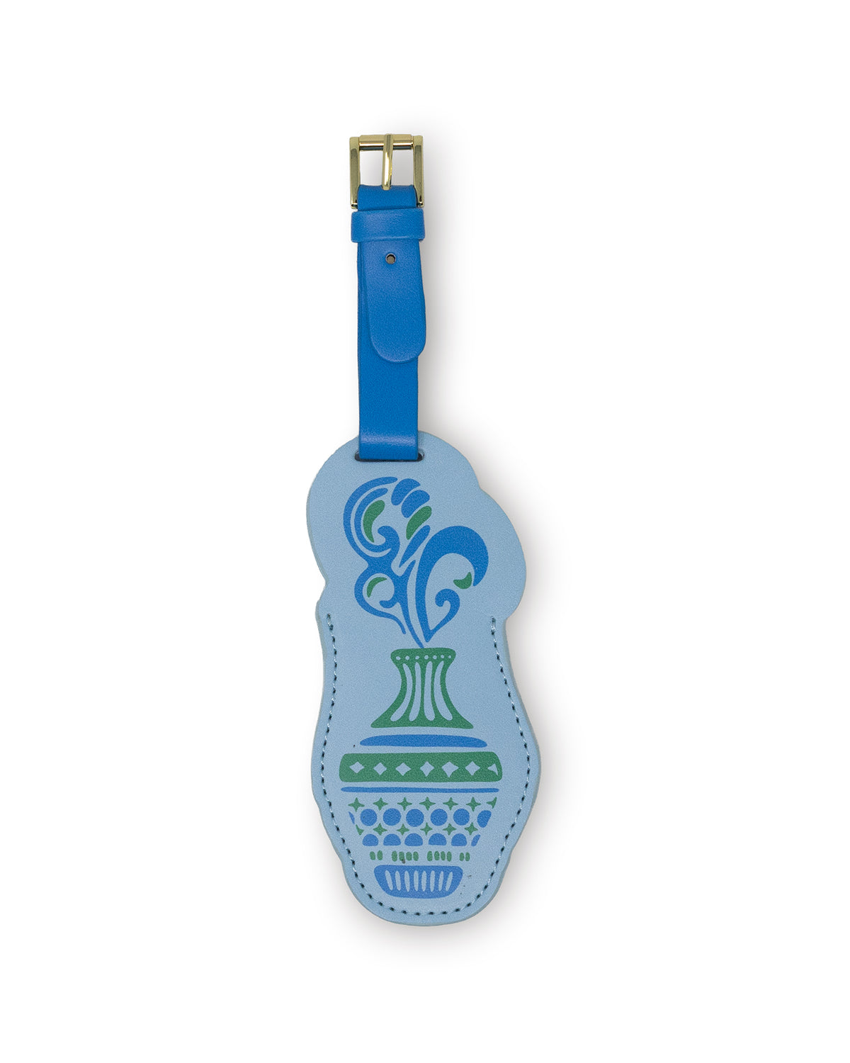 water bearer shaped luggage tag