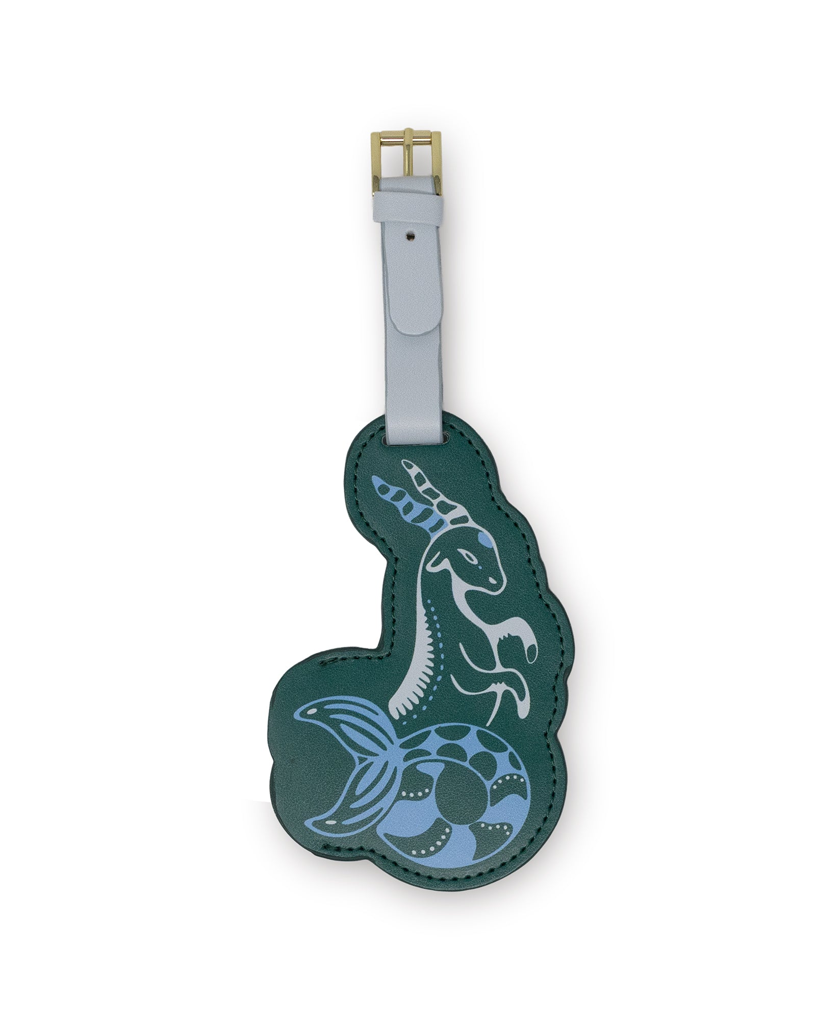 sea-goat shaped luggage tag
