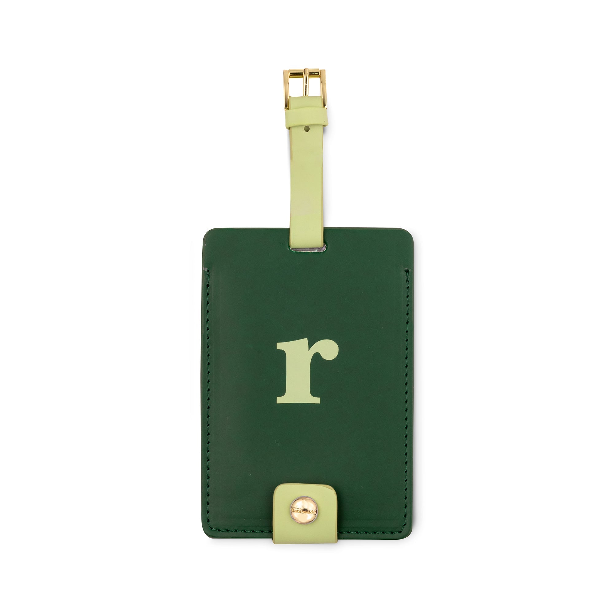 Just Mine Initial Luggage Tag, R