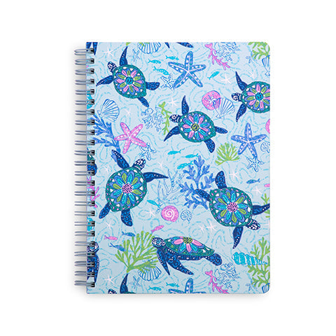Mini Notebook with Pocket, Turtle Dream