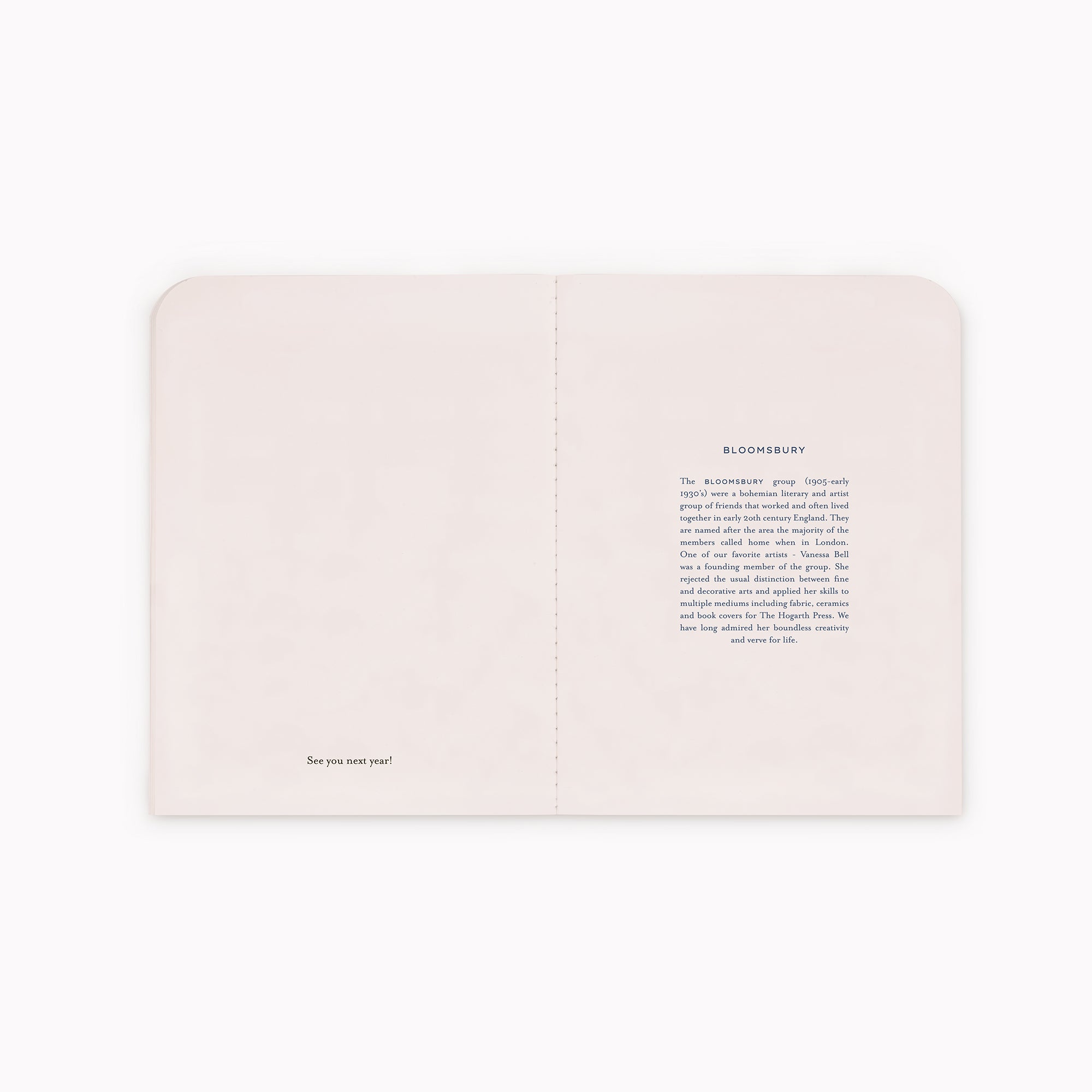 2026 Monthly Agenda Bloomsbury