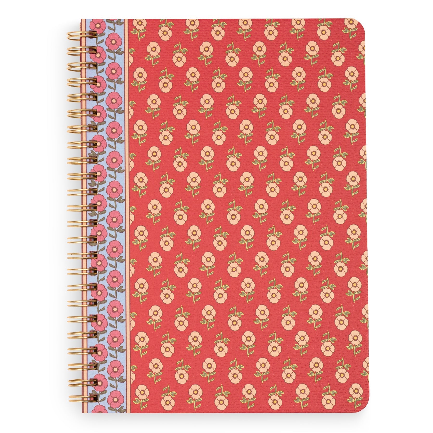 Small Spiral Notebook, Tiny Poppies