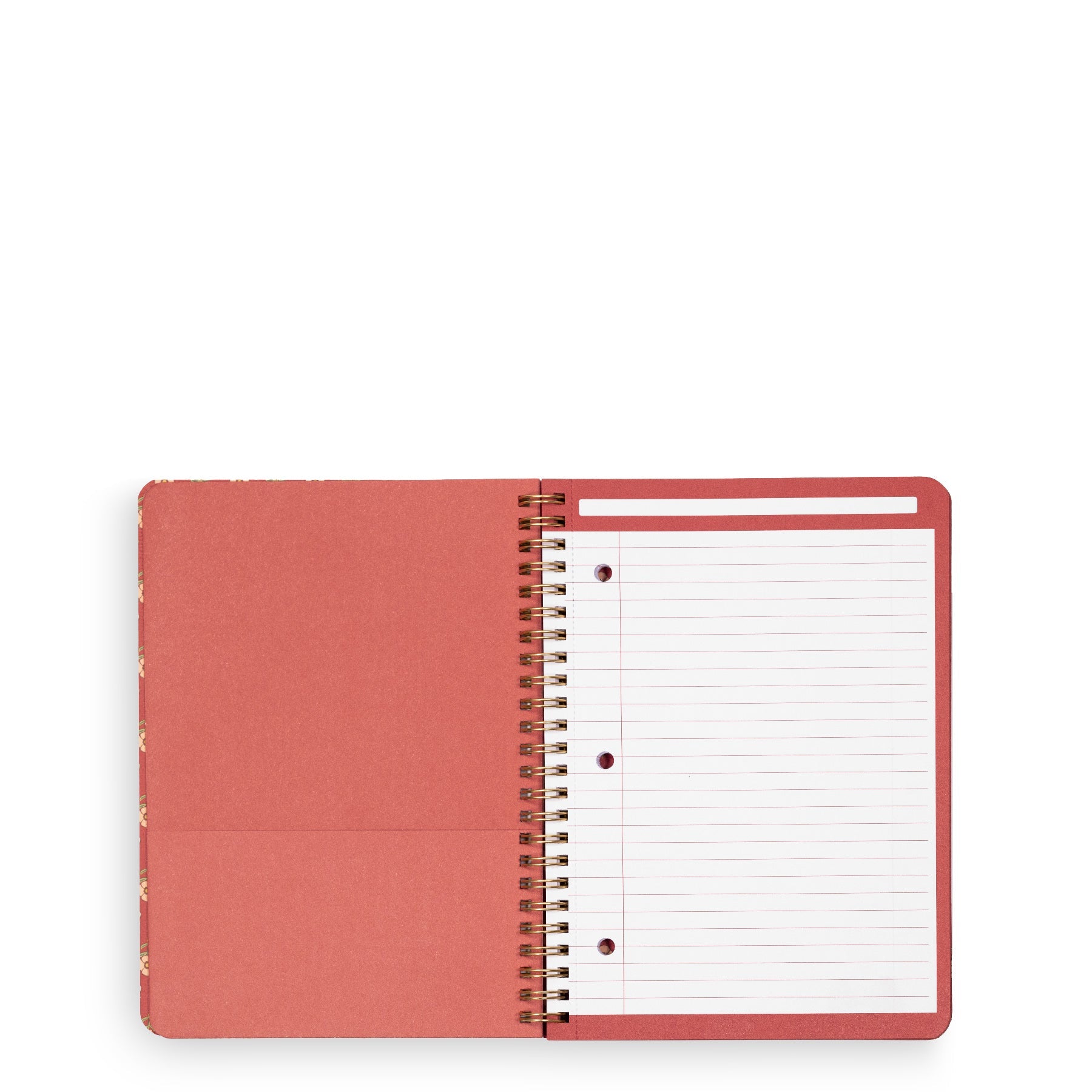 Small Spiral Notebook, Tiny Poppies