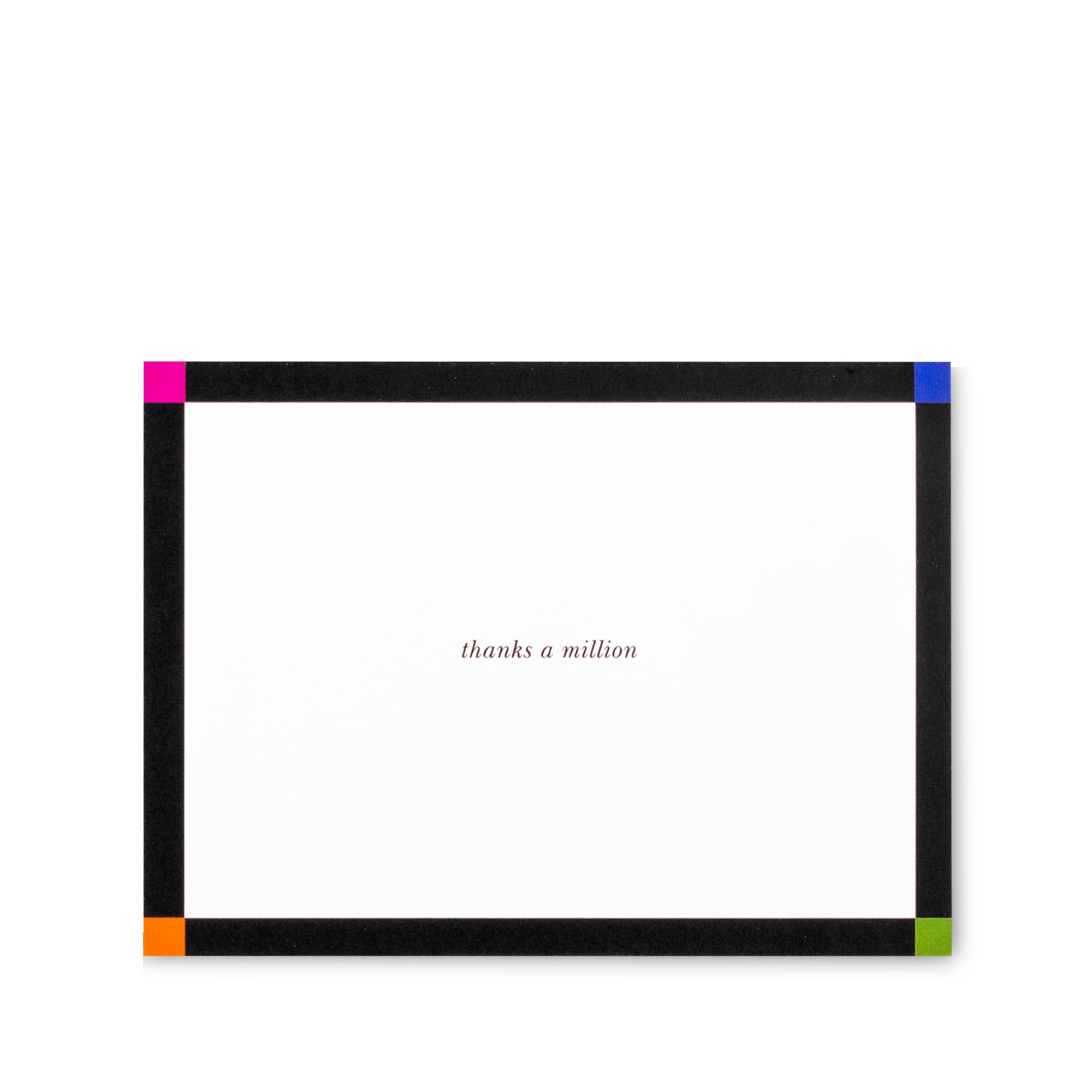 Thank You Notecard Set, Grand Plaid Duo