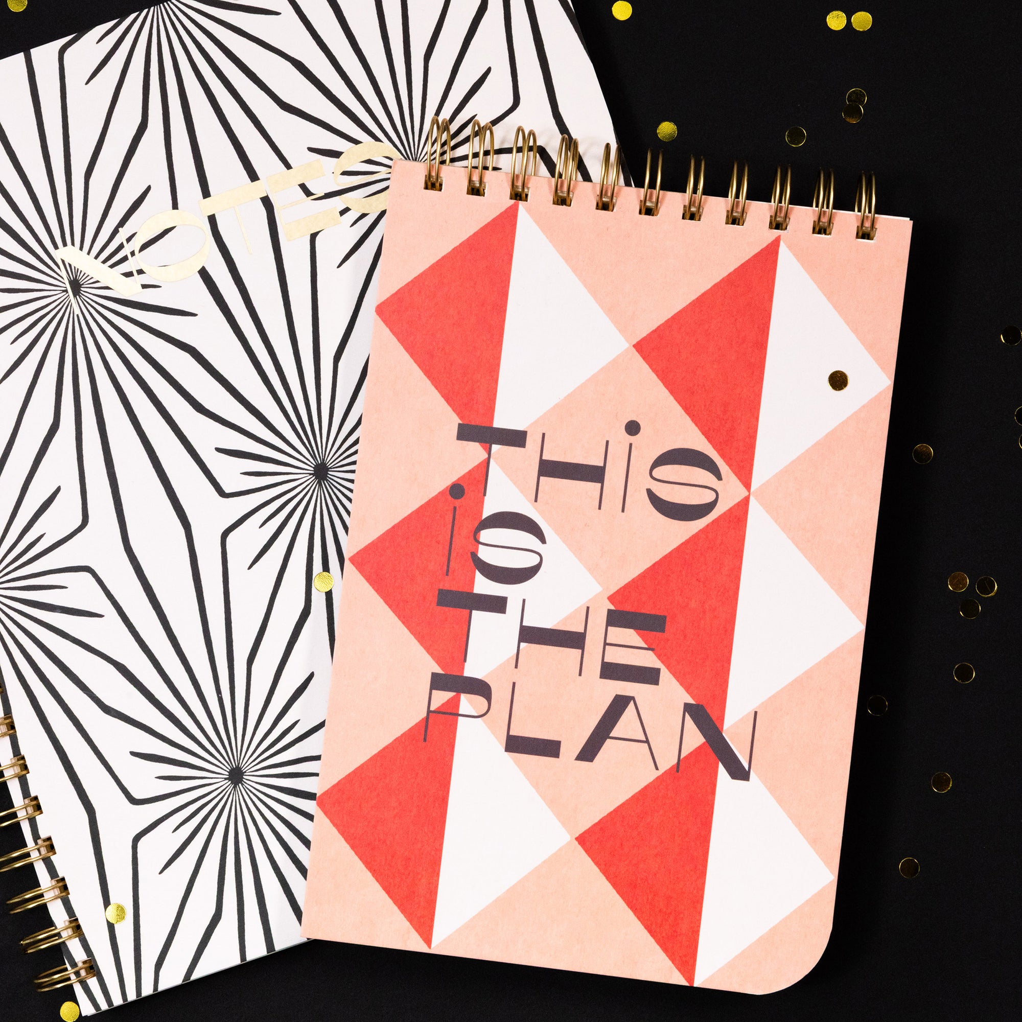 Top Spiral Notebook This is the Plan