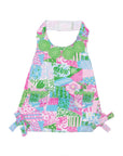 Colorful apron with pattern on a white background