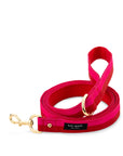 Large Dog Leash, Red and Pink