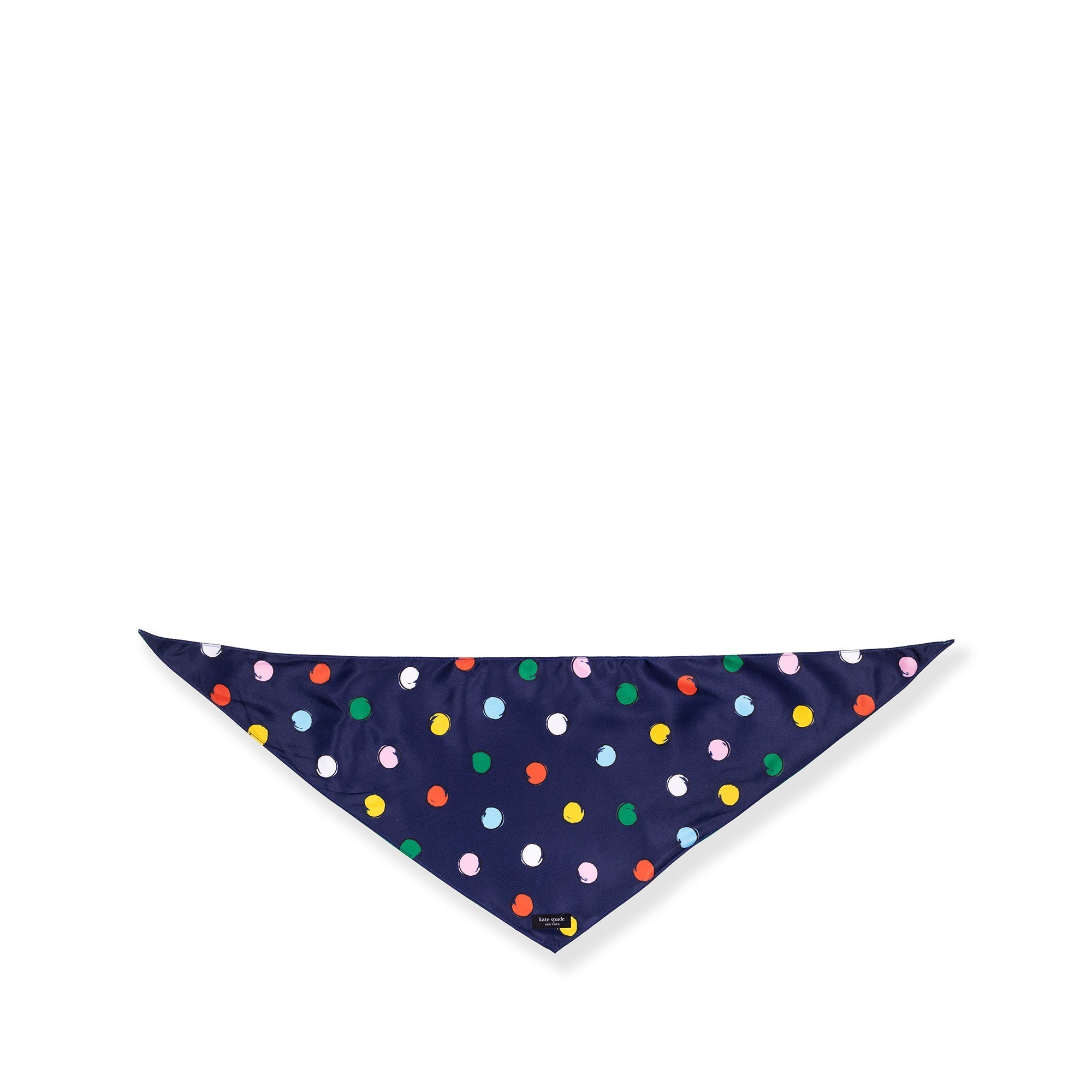 Large Pet Bandana, Watercolor Dot