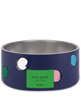 Large Dog Bowl, Watercolor Dot