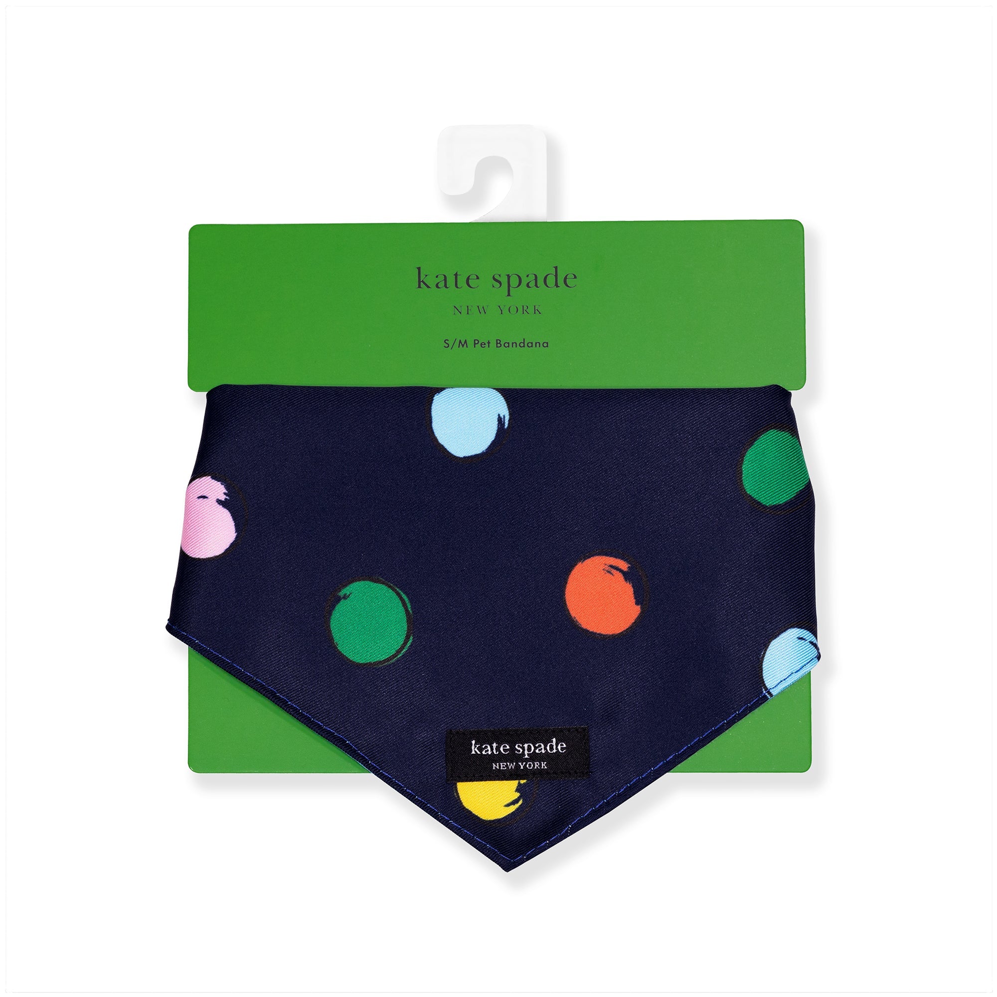 Small Pet Bandana, Watercolor Dot