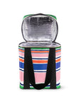 Wine Picnic Cooler, Ocean Stripe