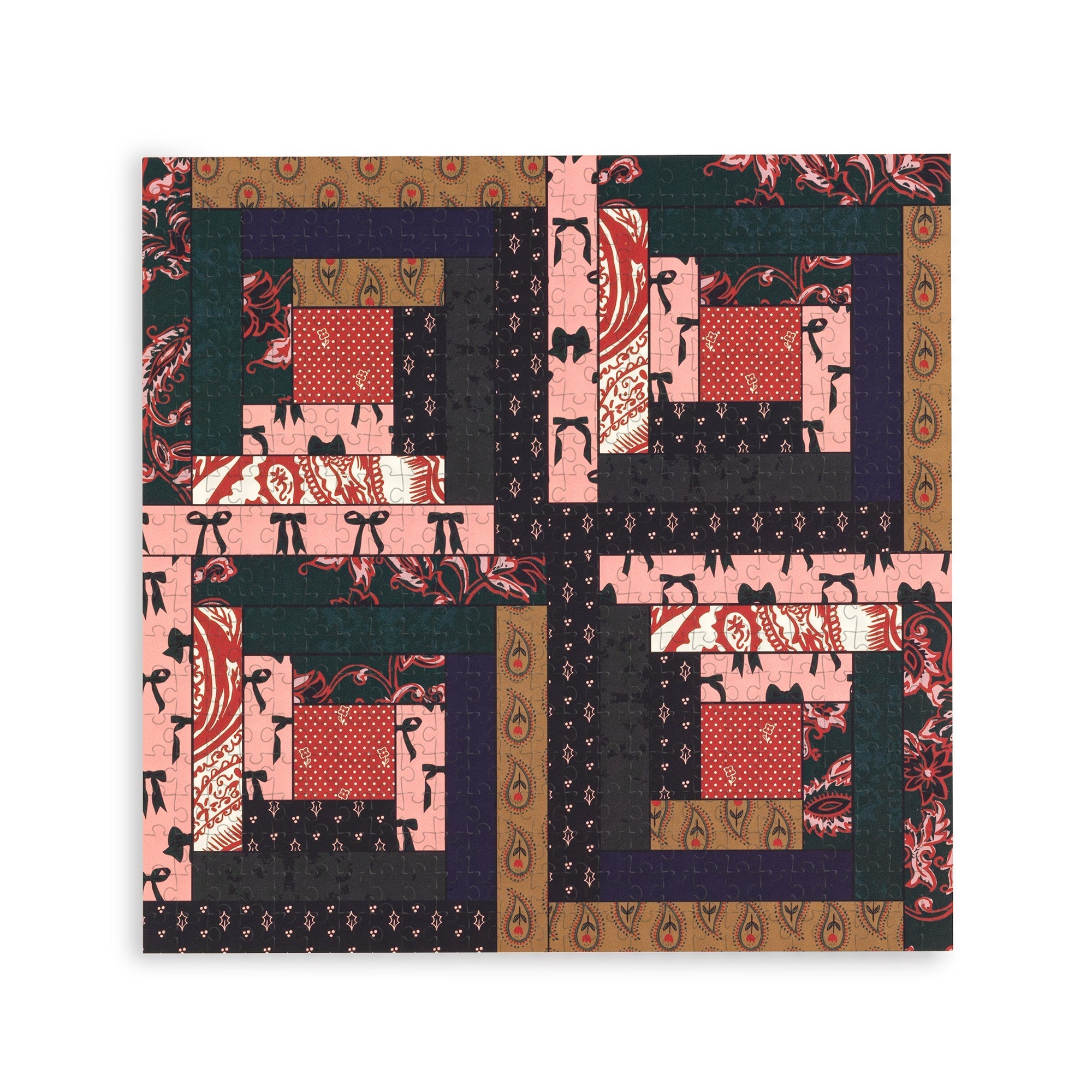 Puzzle, Paisley Key Patchwork